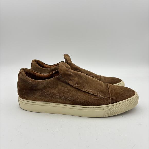 John Varvatos 315 Reed Laceless Slip On Suede Sneakers Men\'s 11.5 main image 6